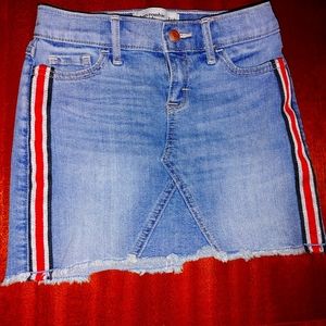 Abercrombie & Fitch Girl's denim mini-skirt